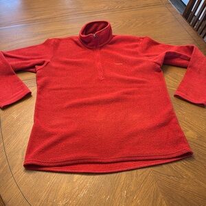 Patagonia Capilene 1/2 Zip Fleece Long Sleeve Pullover Mens Medium Red